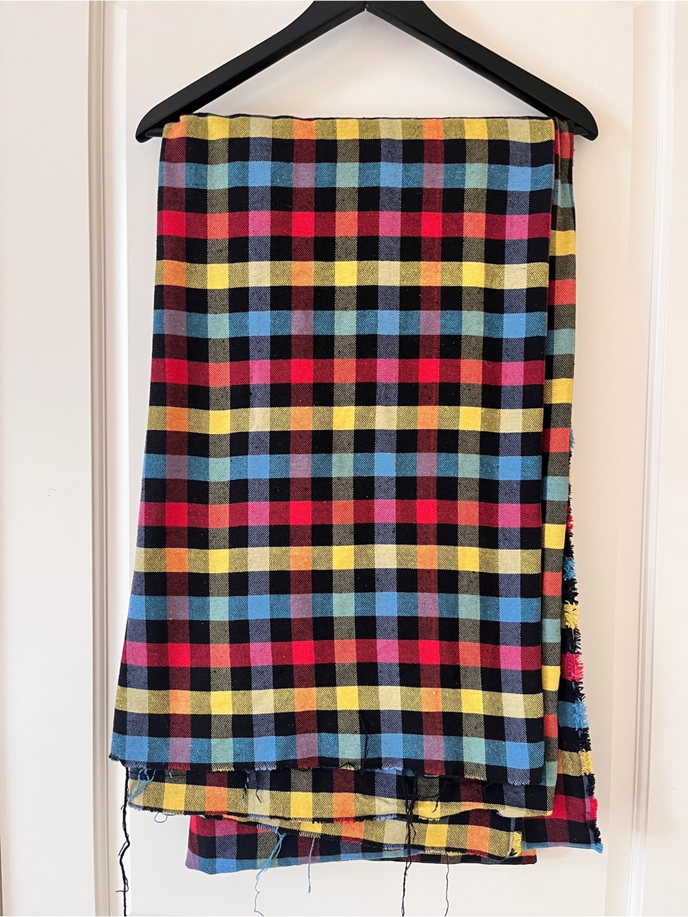 Vintage Vibrant Plaid Wool Fabric | 3 mtr x 55" | Academia | Heritage